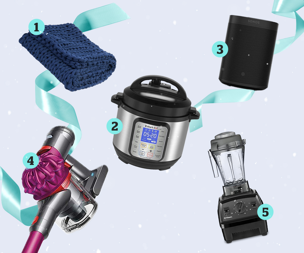 Holiday product collage