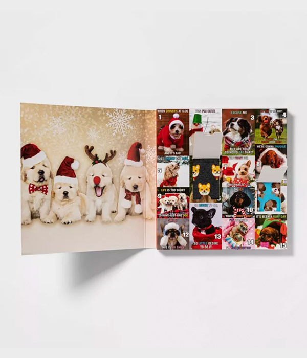 Women’s Dog Lovers 15 Days of Socks Advent Calendar