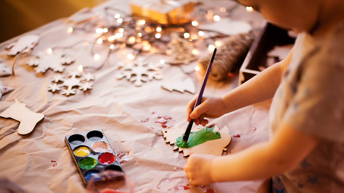 Kid painting