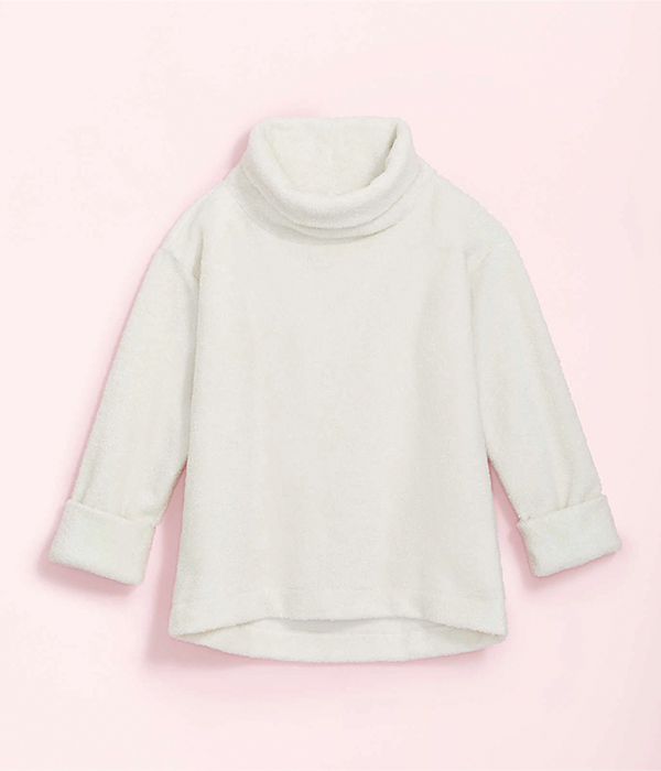 Sherpa Funnel Neck Tunic Top