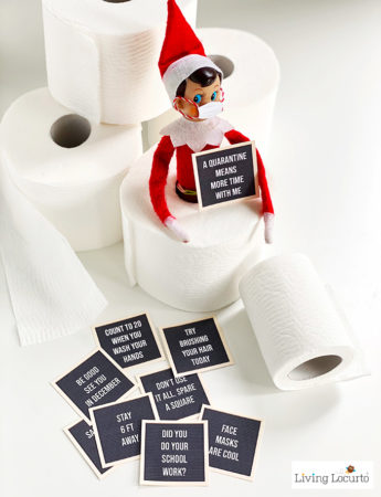 Quarantine elf on the shelf