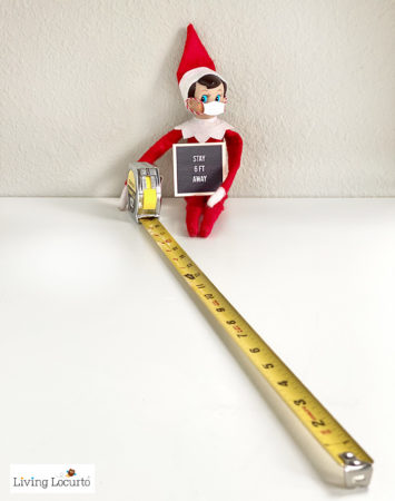 Social distance elf on the shelf