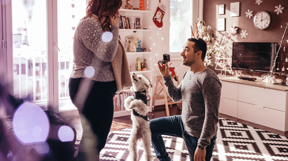 Man proposing