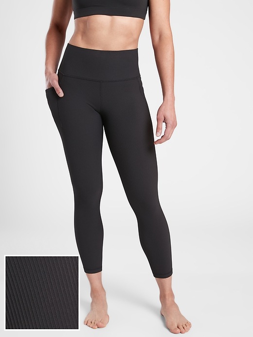Athleta Salutation Ribbed Tights