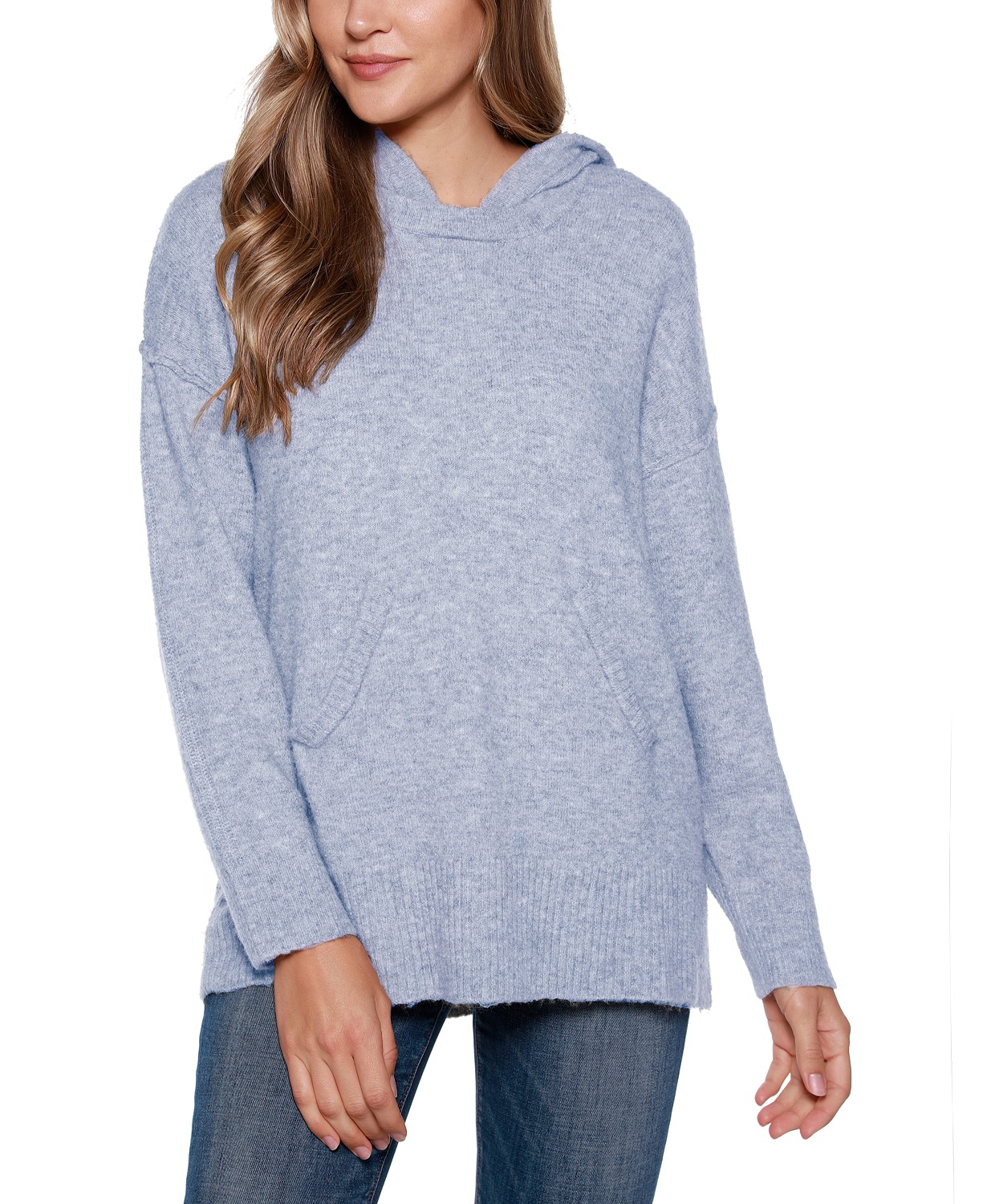Belldini Black-Label Hooded Sweater With Front Pockets