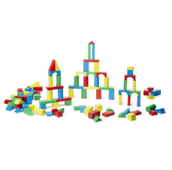 200 Piece Wood Blocks Set