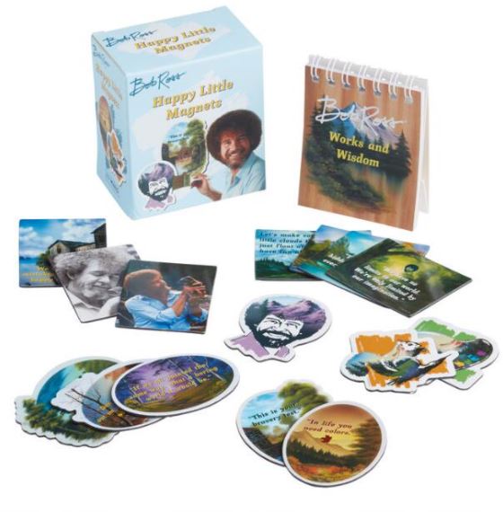 Bob Ross Happy Little Magnets