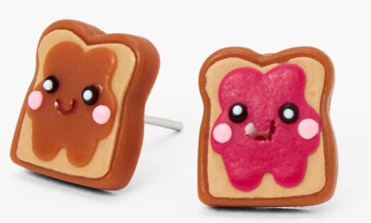 Peanut Butter and Jelly Earrings