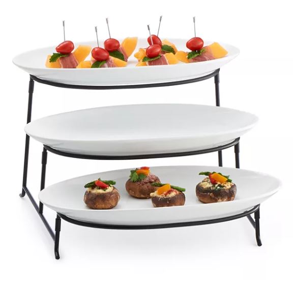 Food Network 3-Tier Plate Server