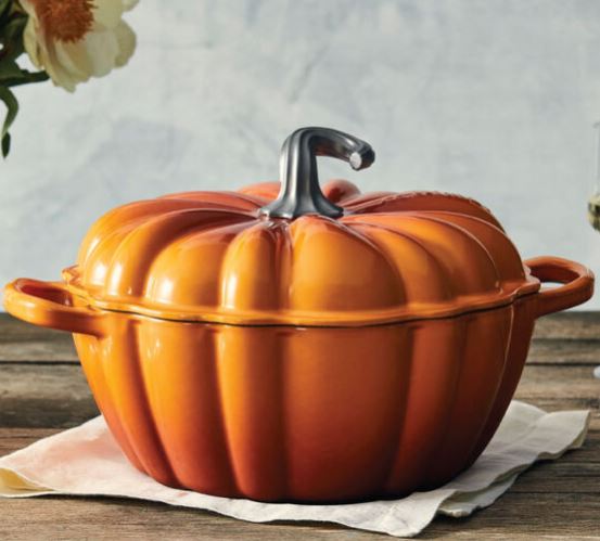 PUmpkin Cocotte Le Crueset