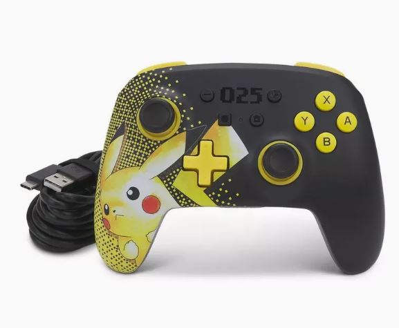 Gamsetop PowerA Enhanced Wireless Controller Pikachu