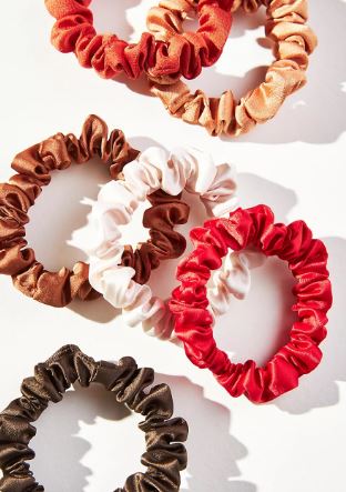 anthropologie stain ponytail holder set