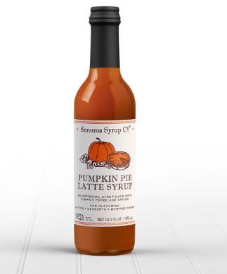 sur la table pumpkin syrup
