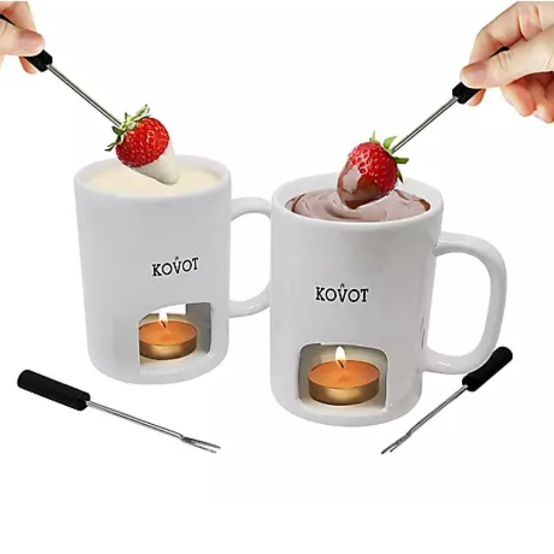 Belk Personal Fondue Mugs