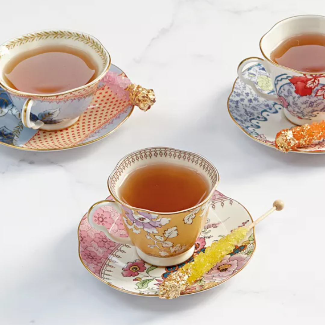 Wedgwood Butterfly Bloom Floral Bouquet Cup and Saucer
