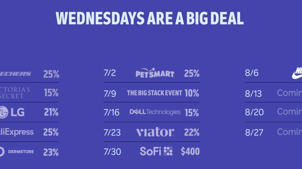 Big Deal Reveal – New Drop every Wed