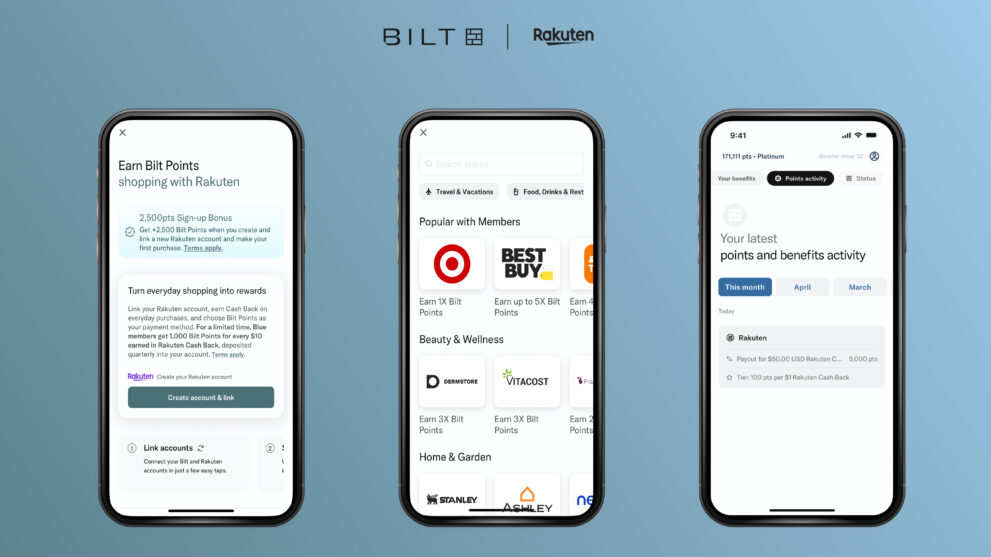 Bilt x Rakuten