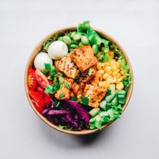 A tofu bowl.