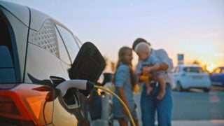 Electric car charging