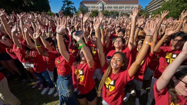 Students show spirit