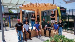 Student-designed shade structure
